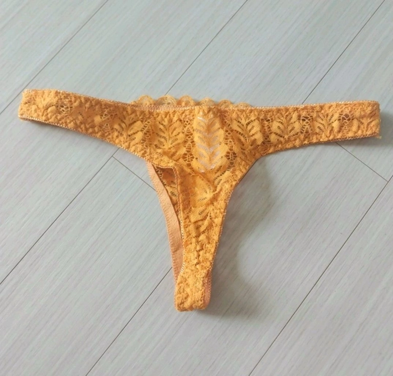 레이스 티팬티 베이비오렌지 이미지