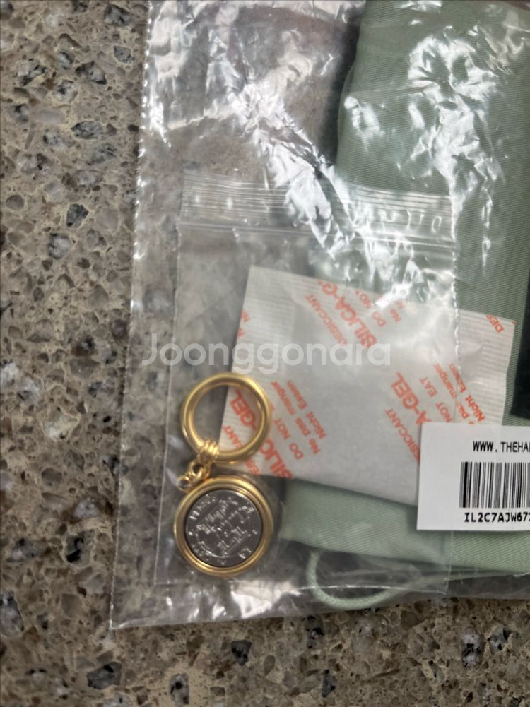 한섬 래트 스카프링 새것--0