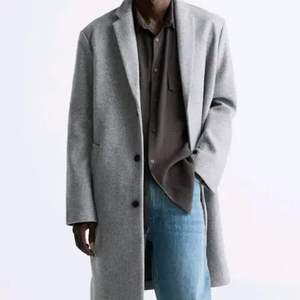 L) 자라 그레이 베이직 싱글코트 5070 300