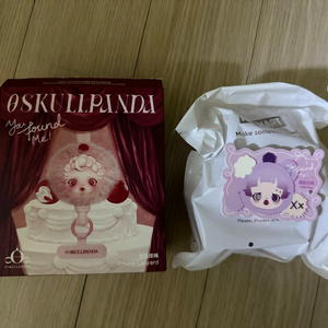 팝마트 스컬판다 날찾아봐 시리즈 크로스형 휴대폰 스트랩