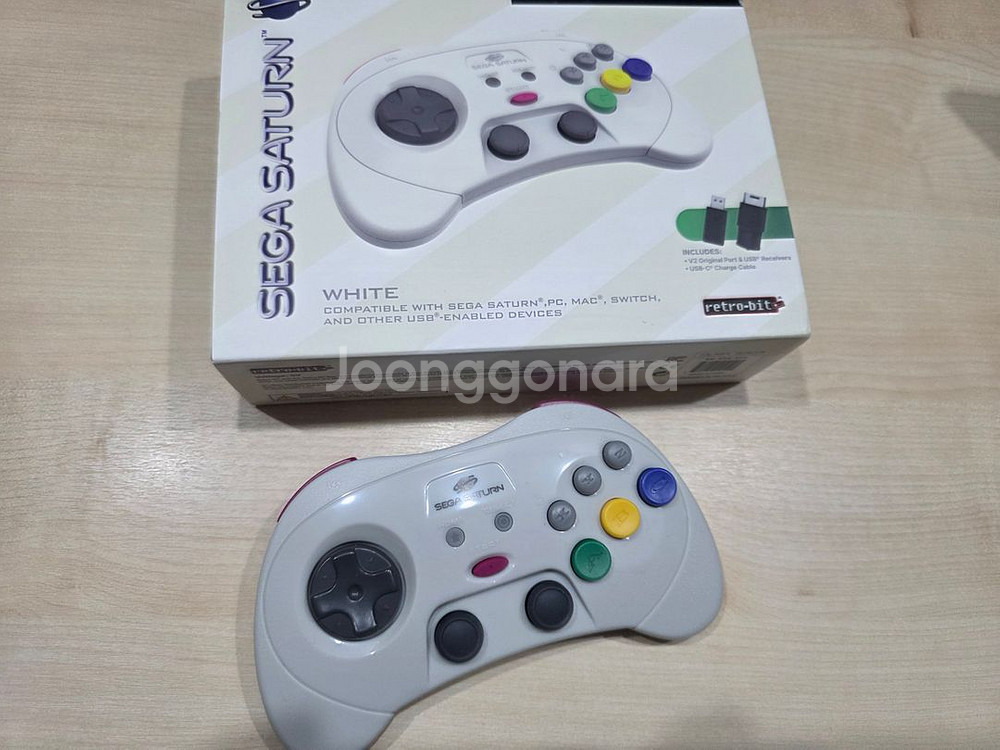 세가새턴 빅터 V-새턴 + Retrobit 무선컨트롤러--9