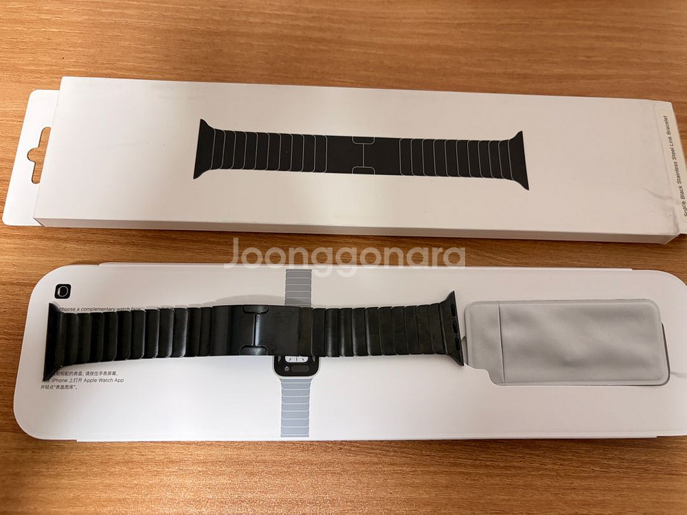 애플워치 링크브레이슬릿 스페이스블랙 38mm--0