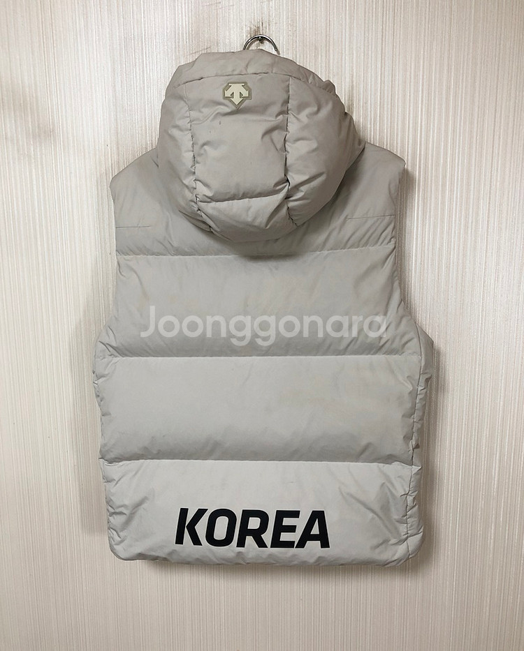 데상트 스키/스노우보드국대 지급실착 덕다운 패딩베스트--7