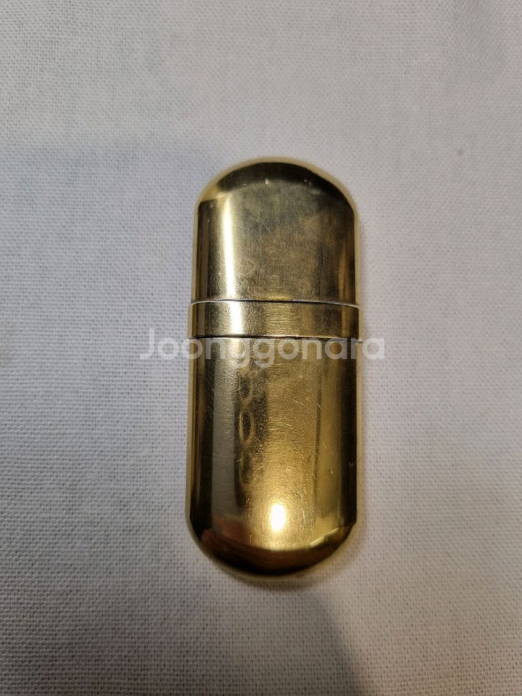 빈티지 Brass No.5 황동 오일 라이터--1