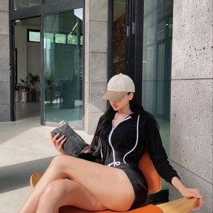 타올 테리 후드 반바지 트레이닝 세트