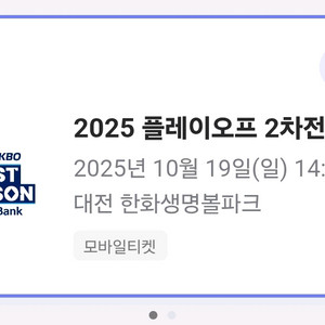플레이오프 2차전 중앙지정석