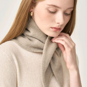 더캐시미어 캐시미어 니트 머플러