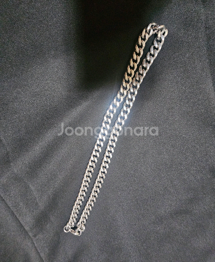 써지컬(silver)목걸이60cm.--1