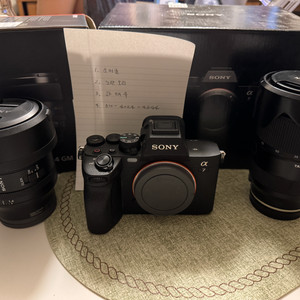 소니 a7m4 + 35gm + 탐론 2875 g2 일괄