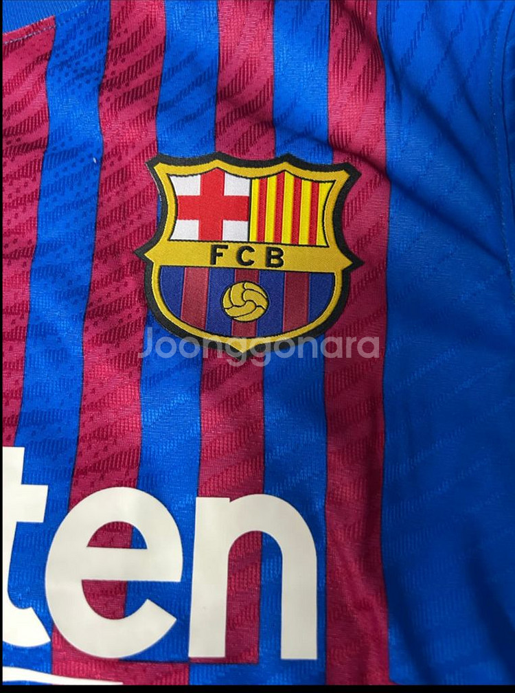 [해외 M] 21/22 바르셀로나 홈 어센틱 유니폼--2