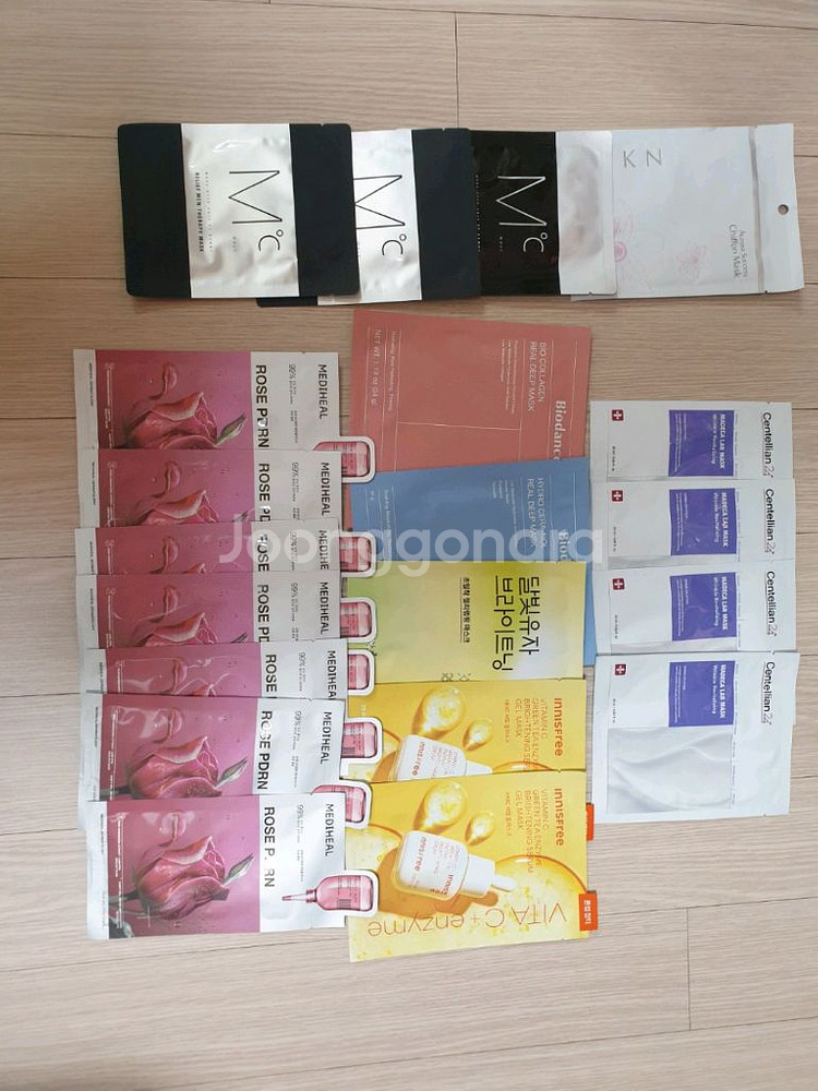 바이오던스 이니스프리 메디힐 외 마스크팩 22장 일괄--0