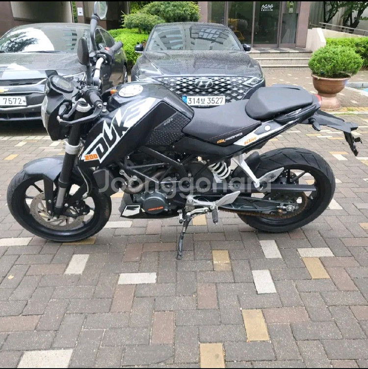 KTM 듀크200 16년식 9,636km--0