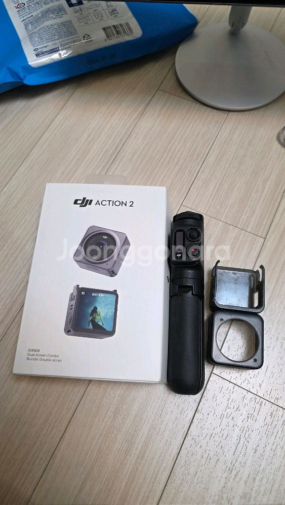 dji 액션2+정품 리모콘 셀카봉 및 일체--0