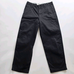 유니클로 일자 블랙 면바지 사이즈35 R2546