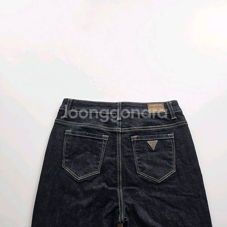 게스 청바지 부츠컷 스판 진청 사이즈26 R2547--1