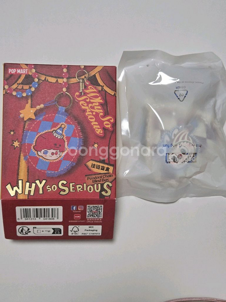 [미개봉]팝마트 WHY SO SERIOUS스트랩 라부부--0