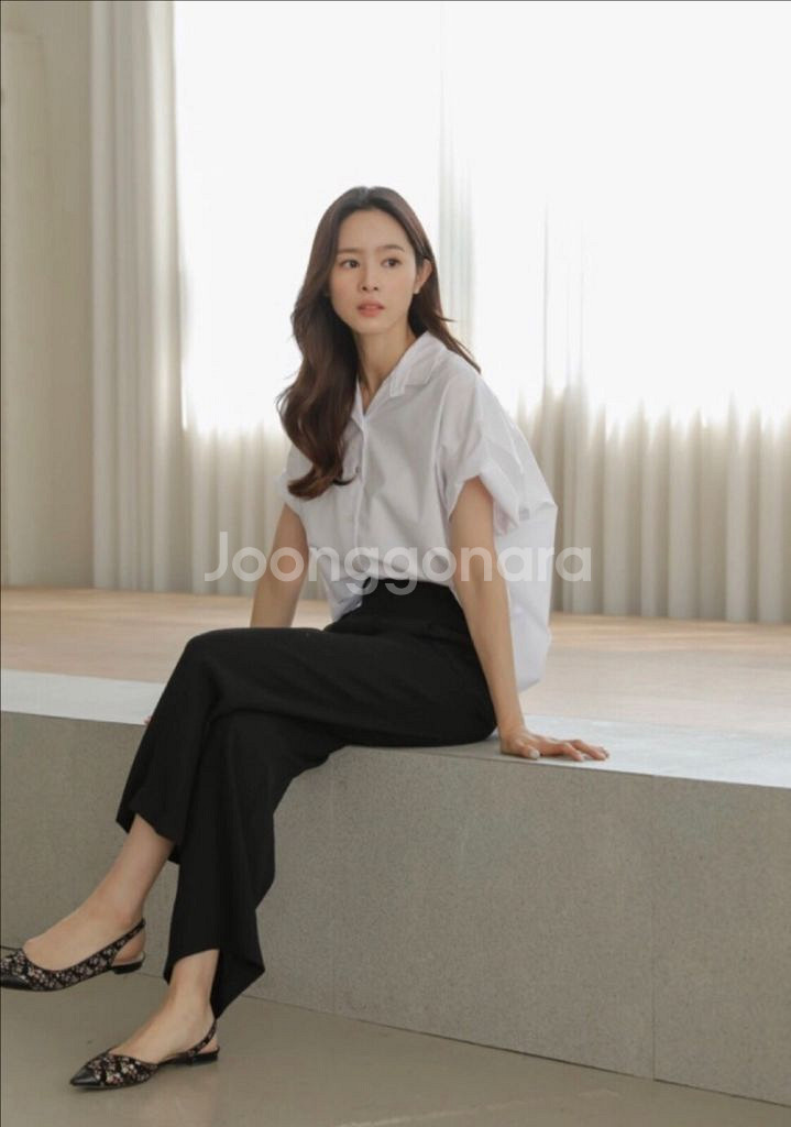 으네드레스 찰랑 와이드 팬츠 (네이비)--0