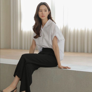 으네드레스 찰랑 와이드 팬츠 (네이비)