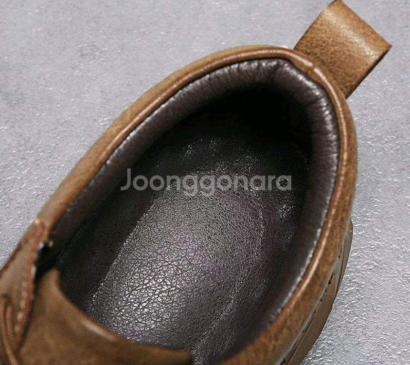 천연소가죽 남성 캐주얼 수제화(새것)--4