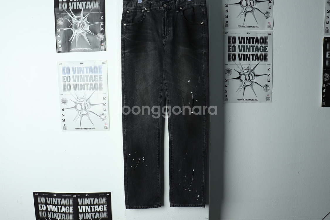 (L-XL) 브랜드빈티지 청바지 데님 리타 흑청--1
