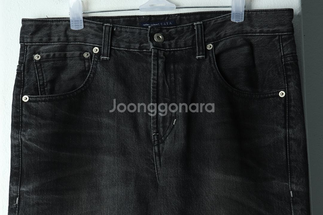 (L-XL) 브랜드빈티지 청바지 데님 리타 흑청--2
