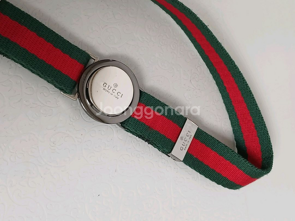 구찌 삼선 여성벨트 정품 팝니다--0