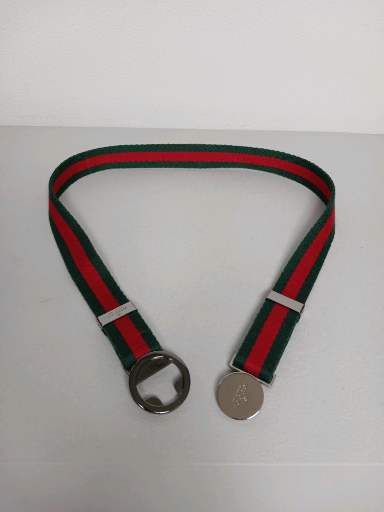 구찌 삼선 여성벨트 정품 팝니다--3