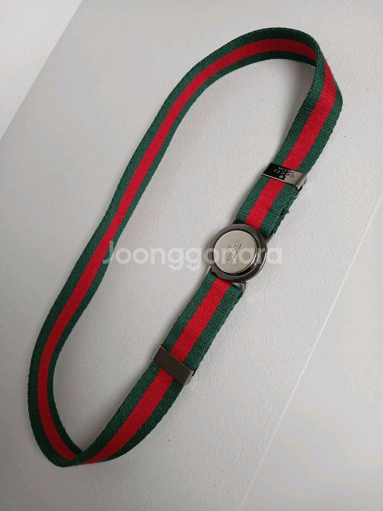 구찌 삼선 여성벨트 정품 팝니다--7