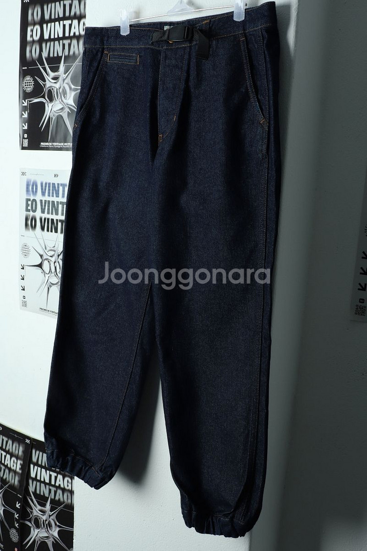 (L-XL) 브랜드빈티지 청바지 데님 생지 조거--0