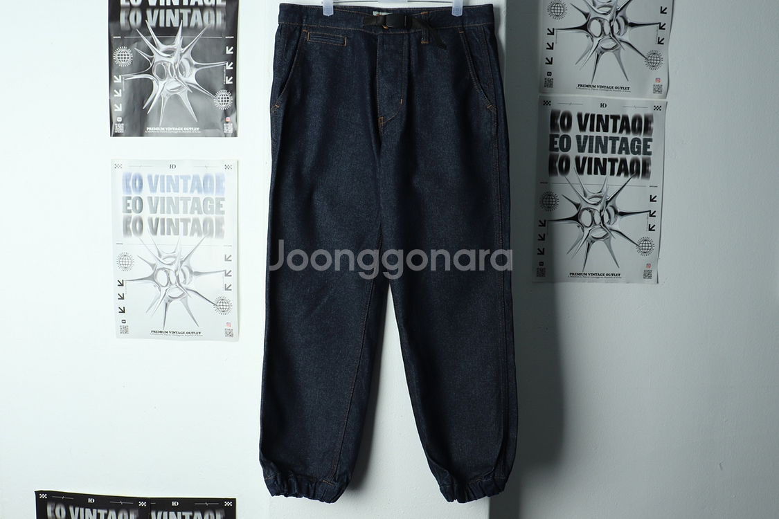 (L-XL) 브랜드빈티지 청바지 데님 생지 조거--1