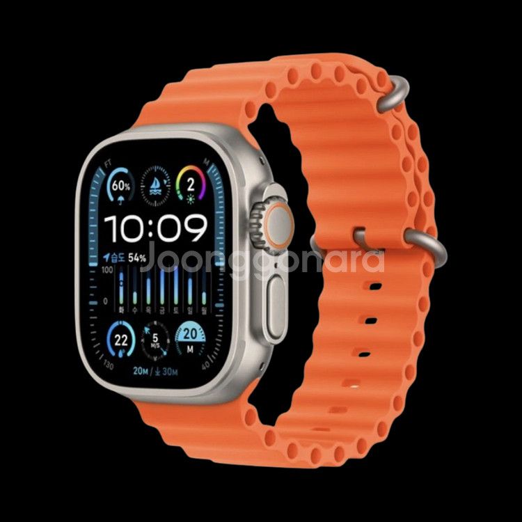 애플워치 울트라2 티타늄(내추럴) 49mm 팔아요--1