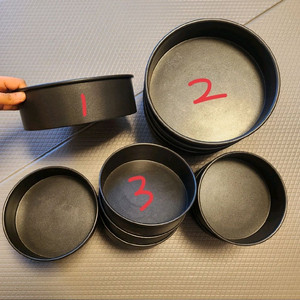 케이크 틀 원형팬 1호/3호