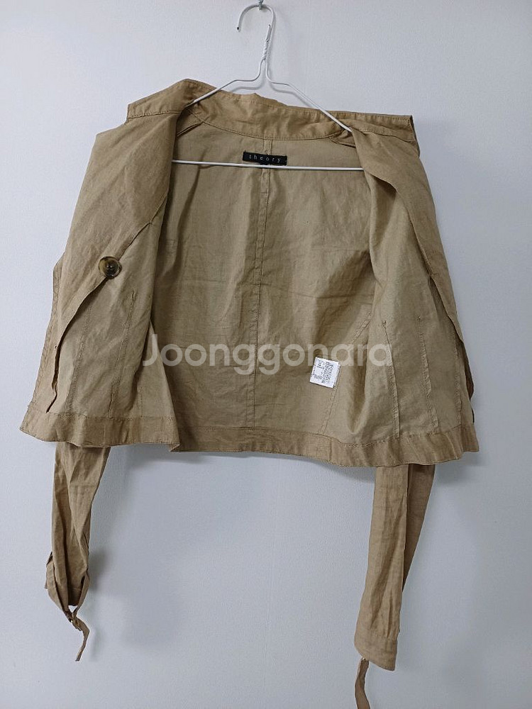 여성 띠어리 마100% 린넨자켓 (새상품급.90)--5
