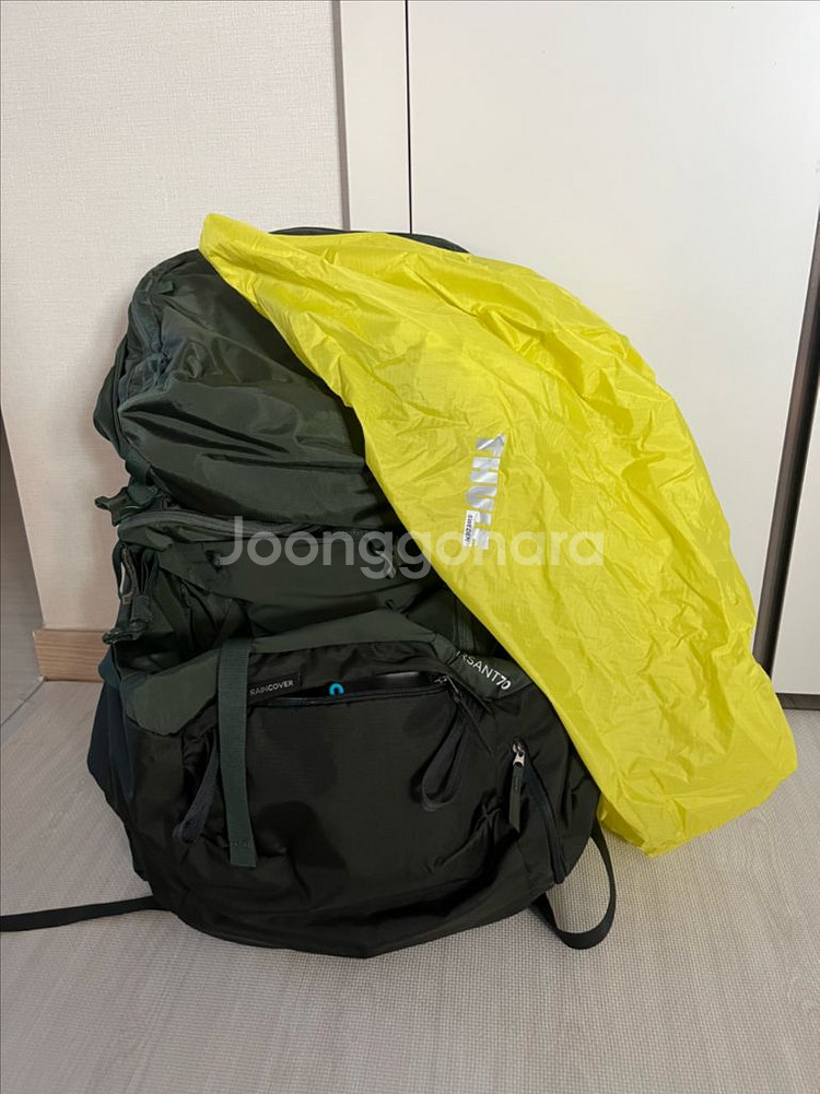 툴레 버선트 70L 등산가방 레인커버 포함--0