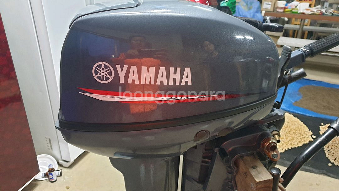 신품컨디션 야마하 15 마력 선외기--6