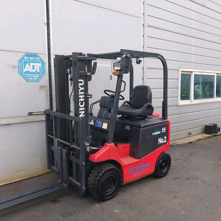 니찌유 전동지게차 1.5톤 싸이드쉬프트장착 2019년식--3