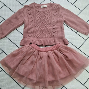 해피랜드 여아 세트 90 (깨끗)