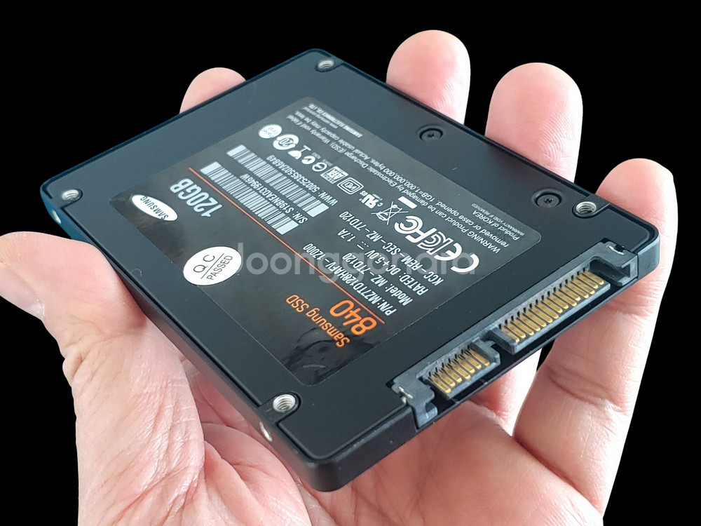 윈도우11 설치 삼성 840 SATA 120GB SSD--2