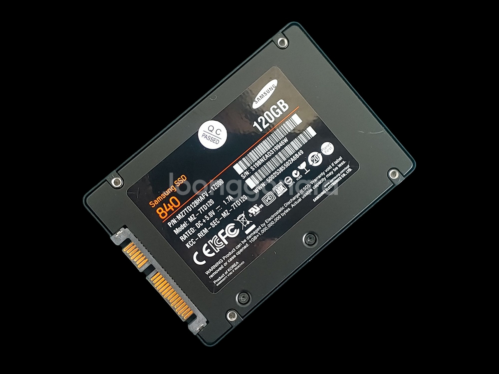 윈도우11 설치 삼성 840 SATA 120GB SSD--4