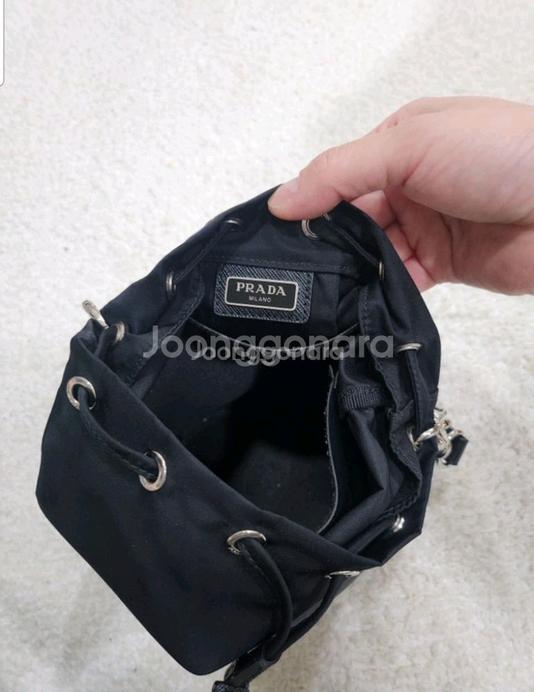 정품 프라다 파우치백--2