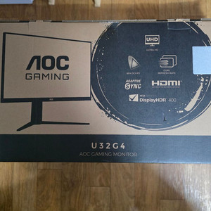 알파스캔 AOC U32G4 듀얼모드 게이밍 모니터