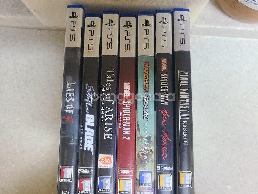 ps5 p의거짓 스파이더맨 스텔라블레이드 등등--0