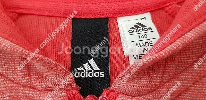 유아 아디다스 키즈 후드티(140)아디다스 키즈 트레이--1