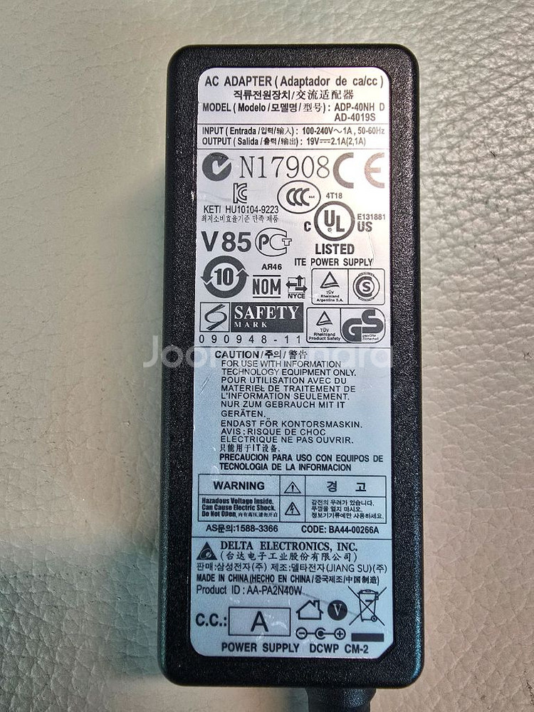 19V 노트북 전원어댑터 삼성,LG--3