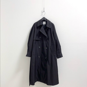 스튜디오 톰보이 블랙 트렌치코트