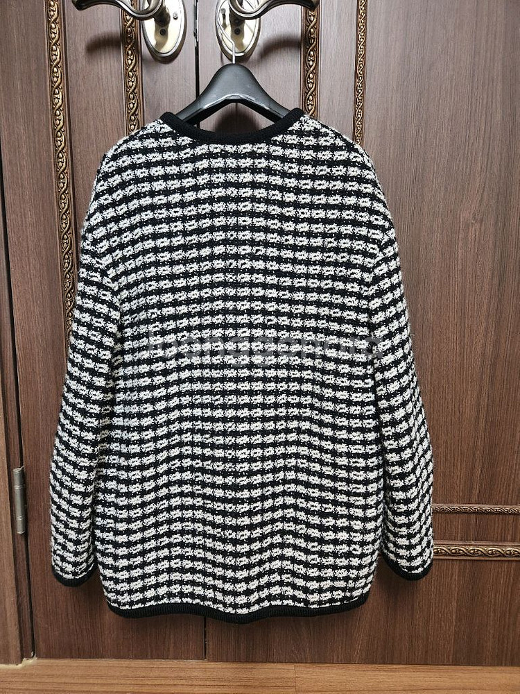 오즈세컨 울 블렌드 트위드 자켓--1