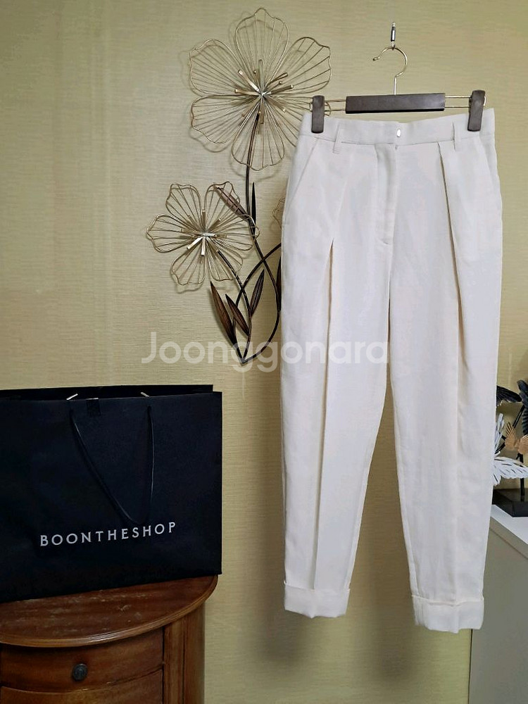 (24-25인치)명품 분더샵 핏이 에술인 린넨마바지--0