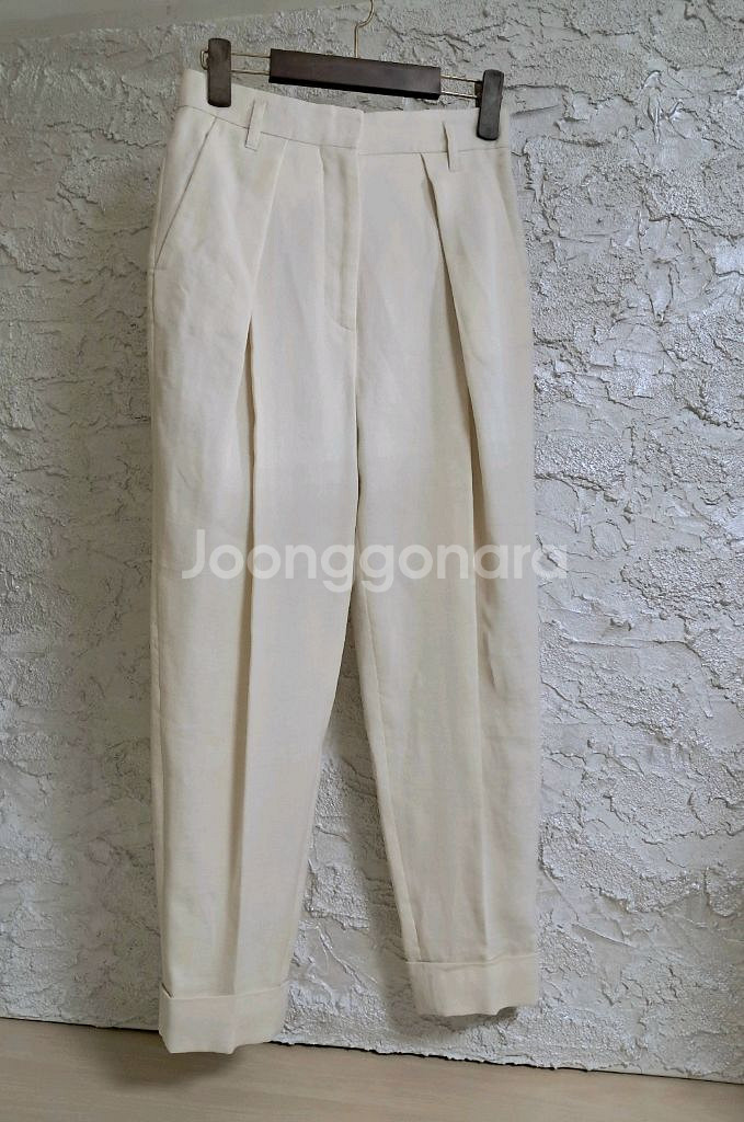 (24-25인치)명품 분더샵 핏이 에술인 린넨마바지--2