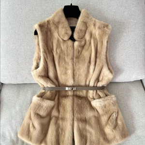 진도모피 PALOMINO 밍크 베스트 (퍼플등급)