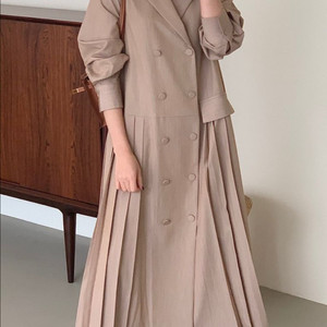 보웬 플리츠 원피스